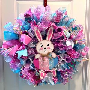 Easter Bunny Front door wreath